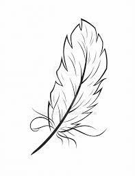 Easy To Draw Feathers Simple Feather Drawing Drawing Art Gallery Feather Drawing Feather Art Drawing Nature Art Drawings