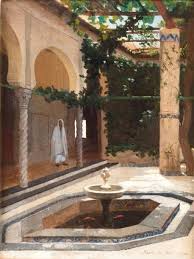 Rafraichissement, façades, murs, plafonds, boiseries et châssis. De Noter Patio A Alger Algerie Algeria Peinture Outdoor North Africa Outdoor Decor