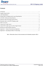 While the size of each individual gs1 128 label is determined by the data included therein there are two standard label sizes for printing your gs1 128 labels. Mh10 Shipping Label Contents Pdf Free Download