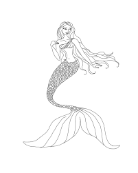 This is coloring pages for adults little mermaid coloring sheet fresh in decor online image. Cute Free Mermaid Coloring Pages Coloring Home