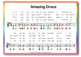 Transform the amazing grace piano hymn into the slow gospel blues style. Beginner Piano For Kids Booklet Includes Piano Stickers Rainbow Music