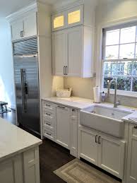 Finished Kitchen Shaker Doors On Full Overlay Cabinets Finished In Sherwin Williams Greek Villa Wh Full Overlay Cabinets Kitchen Cabinet Design Cabinet Doors