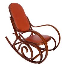 But with our chairs, there's no reason to lack seating for everyone. Art Nouveau Rocking Chair In Steam Bent Beechwood Leather From Thonet For Sale At Pamono