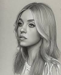 Happy Friday! My new drawing of @sydney_sweeney