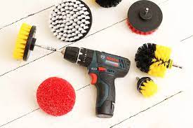 This Power Drill Brush Changed The Way I Clean And It S On Sale For 10 Cleaning Caddy Power Drill Drill Brush