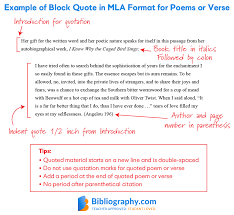 View a list of new poems for citation by modern poets. Creating Mla 8 In Text Citations Bibliography Com Citation Format Mla Citation Block Quotes