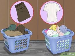 Wash deep colored clothing like indigo jeans or red sweatshirts by themselves for the first few washings. How To Sort Laundry 10 Steps With Pictures Wikihow