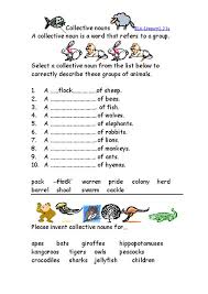 2nd Grade Common Core Language Worksheets Nouns Worksheet Collective Nouns Worksheet Collective Nouns