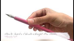 Garage wood working jp, yoke pen company, and chris held) 9×12″ marker/layout paper (borden & riley boris marker layout #37, canson xl marker marker) black or brown ink (fox and quills iron gall, norton's walnut ink, kuretake sumi ink, etc.) Insert Nib Into Straight Pen Holder Youtube