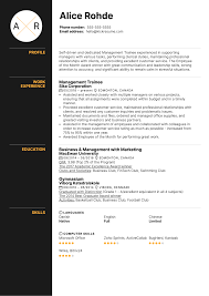 Human resource recruitment management trainee (2021 intake, up to rm3000) htz resources. Management Trainee Resume Example Kickresume