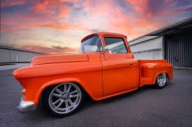 Image result for Orange 1955 Truck