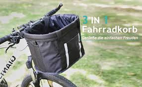 Anzome Fahrradkorb Vorne Faltbar Fahrrad Vorne Korb Mit Lenkeradapter Und Kabelbinder Easy Install Abnehmbare Lenkerkorb Tasche Fur Kleiner Hund Einkaufen Picknick 33 X 22 X 25 Cm Amazon De Bekleidung