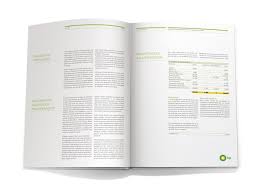Clean Grid Nice Table Annual Report Graphic Design Design