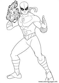 Showing 12 coloring pages related to iron spider man. Ultimate Spiderman Iron Fist Coloring Pages Printable