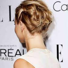 Once done, mist with a strong hairspray and finish off the look with a sequined barrette. 44 Incredibly Chic Updo Ideas For Short Hair