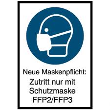 Das hat der bundesrat beschlossen. Aktuelle Corona Schilder Piktogramme Maskenpflicht Seton