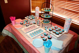 Gender Reveal Party Food And Baby Shower Drinks Ideas Gender Reveal Party Food Party Desserts Reveal Parties
