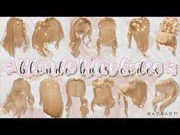 Here is a rundown of the hair codes in welcome to bloxburg, split into independent classifications dependent on shading and. Aesthetic Blonde Hair Codes Part 3 Roblox Bloxburg Youtube