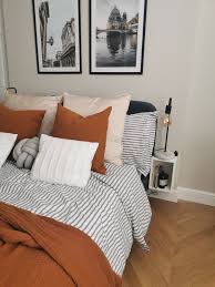 A calming palette for kitchens. Striped Bedding Cheap Home Decor Home Decor Bedroom Home