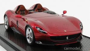 The cars are styled simply, with nary a bold line or hulking wing to be found. Bbr Models Bbrc221c Masstab 1 43 Ferrari Monza Sp2 2018 Rosso Portofino Red Met