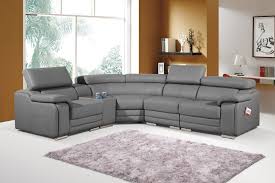 Dakota Grey Bonded Leather Corner Sofa Left Hand Leather Corner Sofa Grey Leather Corner Sofa Corner Sofa