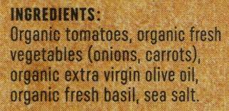 It was so good that i also used half of another . Buy Lucini Organic Tomato Basil Sauce 25 5 Ounce Online In Vietnam B0046ikd0e