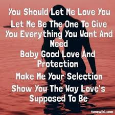 Let Me Love You By Mario Love Yourself Lyrics Let Me Love You Lyrics To Live By