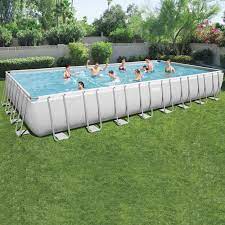 piscine tubulaire bestway 9 56m x 4 88m x 1 32m filtre sable