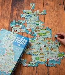 Each different jigsaw features a stunningly illustrated map of the area and all are available as either a 1000 piece jigsaw (66cm x 50cm when built), or a 400 piece jigsaw (47cm x. British Isles 1000 Pc Map Jigsaw Puzzle Parma Violet