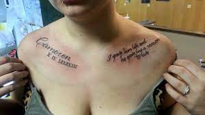 My Sons Name And Birthday Quote Birthday Tattoo Name And Birthday Tattoo Neck Tats