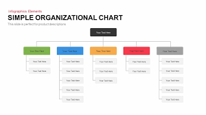 Simple Organizational Chart Powerpoint Template Keynote