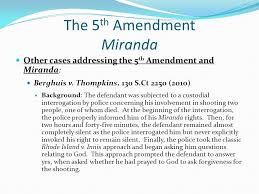 370 (2010), is a landmark decision by the united states supreme court in which the court considered the position of a suspect who understands their right to remain silent under miranda v. Presented By Robert N Udashen Ppt Download