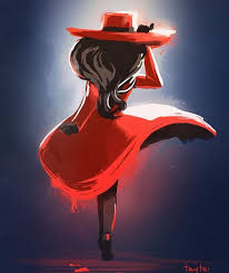 Taytei Art Carmen Sandiego Cartoon San Diego