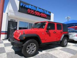 jeep wrangler unlimited for sale in el paso tx franklin auto sales jeep wrangler unlimited for sale in el