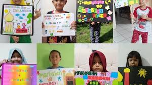 Gambar poster untuk menyambut ramadhan sangat wajib dikirimkan pada keluarga. Anak Diajak Sampaikan Pesan Ramadan Lewat Poster Siedoo