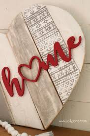 Home Stenciled Pallet Heart Home Decor Lolly Jane Pallet Heart Crafts Wood Cutouts