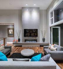 Crackling fires, comfy armchairs, and. 75 Beautiful Modern Living Room Pictures Ideas May 2021 Houzz