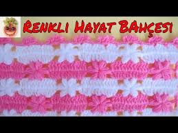 Basit Iki Renkli Papatya Lif Modeli Sesli Anlatim Youtube Orgu Tig Desenleri Tig Isi Semasi