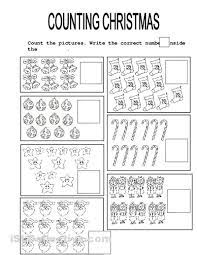 Preschoolers and kindergartners will color the letters on each line. Counting Christmas Christmas Worksheets Kindergarten Christmas Worksheets Christmas Math Worksheets