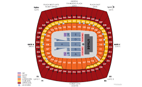 arrowhead stadium seating chart arrowhead stadium kansas