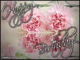 Beautiful flowers happy birthday meme. Happy Birthday Reflecting Pink Carnations Glitter Graphic Greeting Comment Meme Or Gif Happy Birthday Beautiful Birthday Gif Happy Birthday Cards