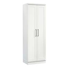 The storage cabinet offers ample storage space to store your essentials. Sauder Homeplus Soft White 23 In Wide Storage Cabinet 422425 The Home Depot