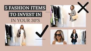 The most common fashion items material is metal. 5 Fashion Items To Invest In In Your 30 S Youtube