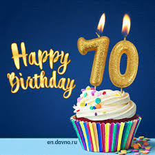 Happy Birthday 70 Years Old Animated Card Download On Funimada Com