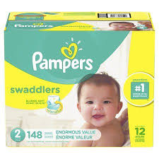 Pampers Swaddlers Diapers Size 2 Bonus Pack 154 Count Walmart Com Pampers Swaddlers Diapers Pampers Swaddlers Disposable Diapers