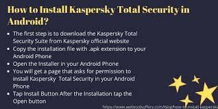 How To Install Kaspersky Antivirus Internet Total Security Vpn