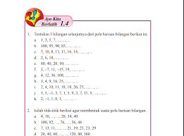 Pola bilangan adalah susunan bilangan yang membentuk pola tertentu. Xe4i08yehcyofm