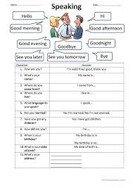 Personal Information Questions And Answers English Worksheets For Kids Learn English Teaching English