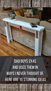 15 Creative Ways To Use A 2x4 Around The House Furniture Projects Homemade Furniture Home Diy