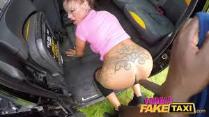Female Fake Taxi Masked fare fucks hot tattooed Milf with big black cock